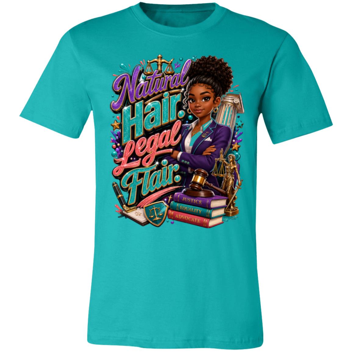 Lawyer career tee for girls Ages 13-16 with natural hair pride by Riley's Way