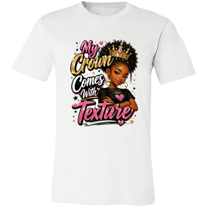 My Crown Comes With Texture Riley's Way natural hair tee artwork
