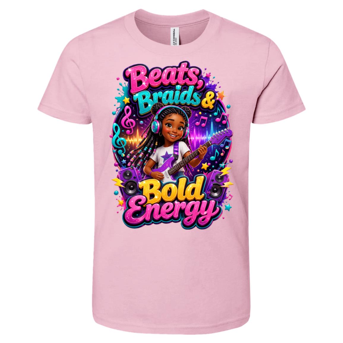 Musician/Singer career tee for girls Ages 10-12 with natural hair pride by Riley's Way