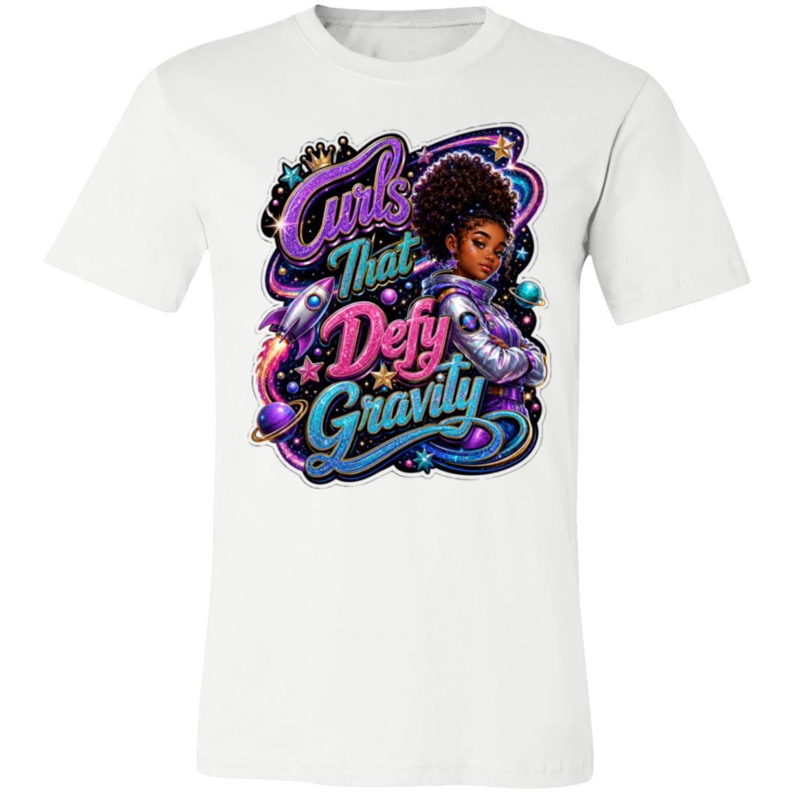 Astronaut career tee for girls Ages 13-16 with natural hair pride by Riley's Way
