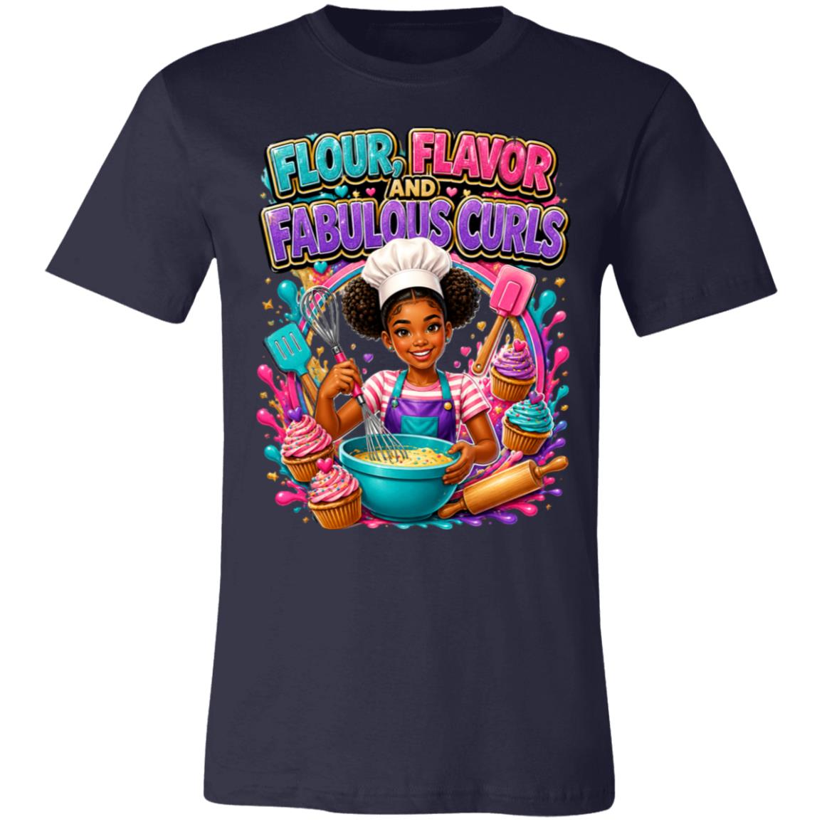 Chef career tee for girls Ages 13-16 with natural hair pride by Riley's Way