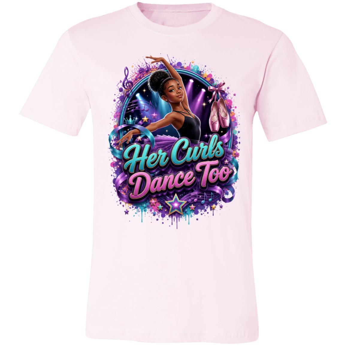 Dancer career tee for girls Ages 13-16 with natural hair pride by Riley's Way