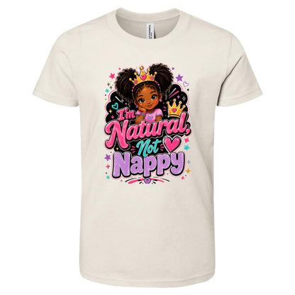 Natural Not Nappy Riley's Way natural hair tee artwork