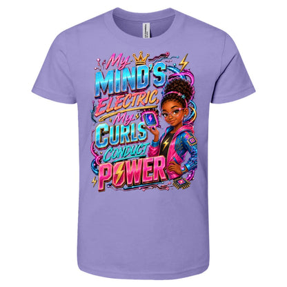 Engineer career tee for girls Ages 10-12 with natural hair pride by Riley's Way