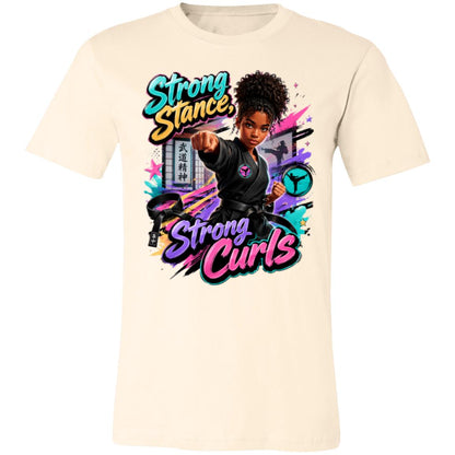 Karate career tee for girls Ages 13-16 with natural hair pride by Riley's Way