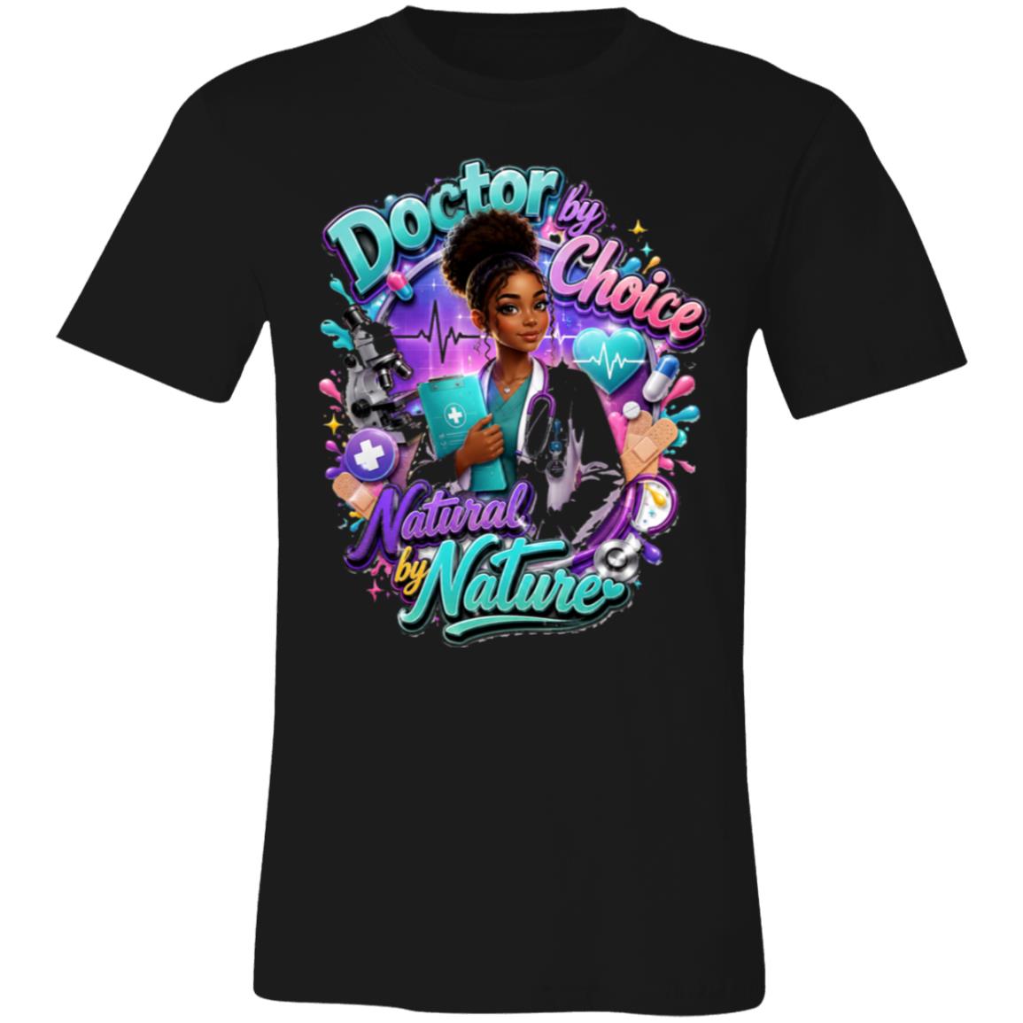 Doctor career tee for girls Ages 13-16 with natural hair pride by Riley's Way
