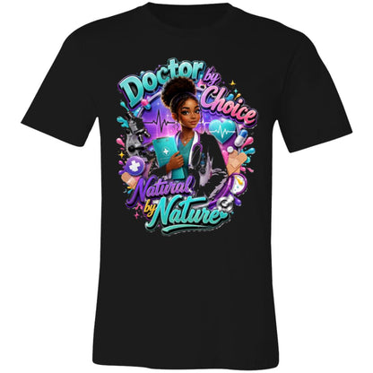 Doctor career tee for girls Ages 13-16 with natural hair pride by Riley's Way