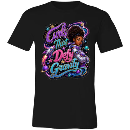 Astronaut career tee for girls Ages 13-16 with natural hair pride by Riley's Way