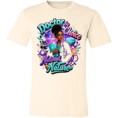 Doctor career tee for girls Ages 13-16 with natural hair pride by Riley's Way