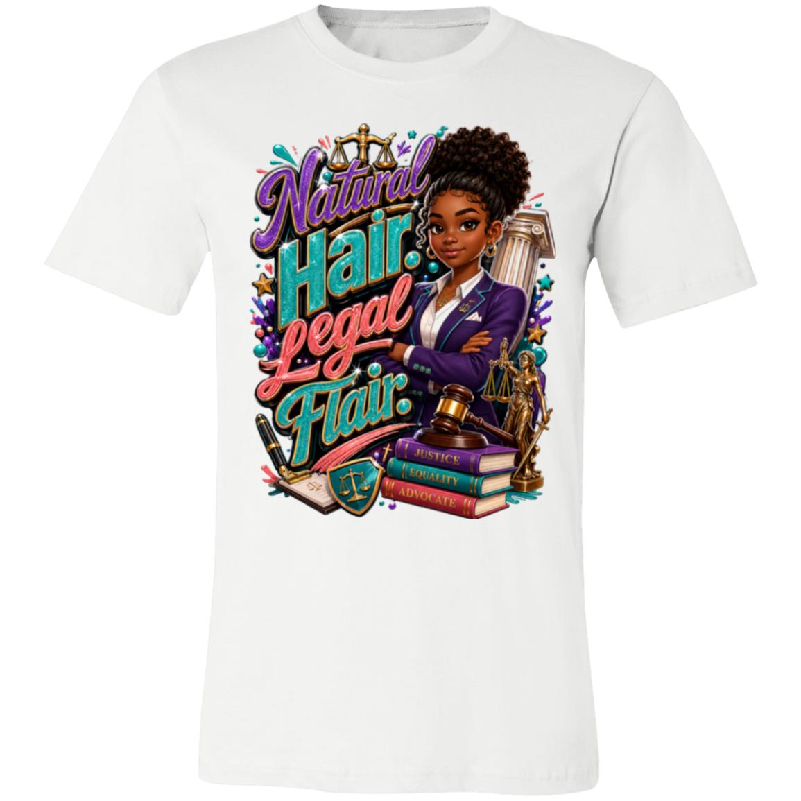 Lawyer career tee for girls Ages 13-16 with natural hair pride by Riley's Way