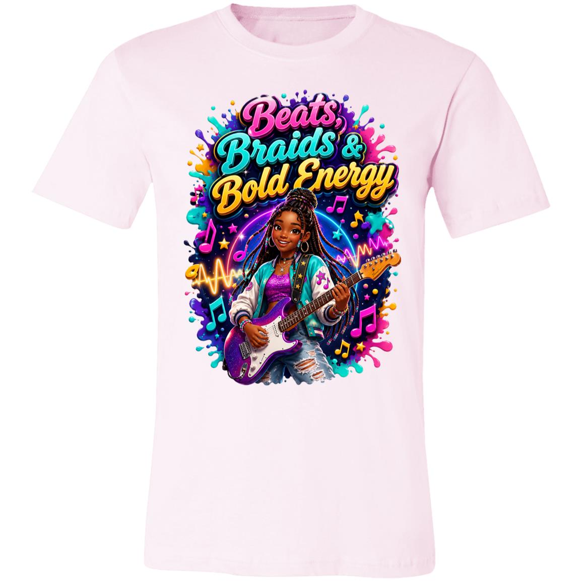 Musician/Singer career tee for girls Ages 13-16 with natural hair pride by Riley's Way