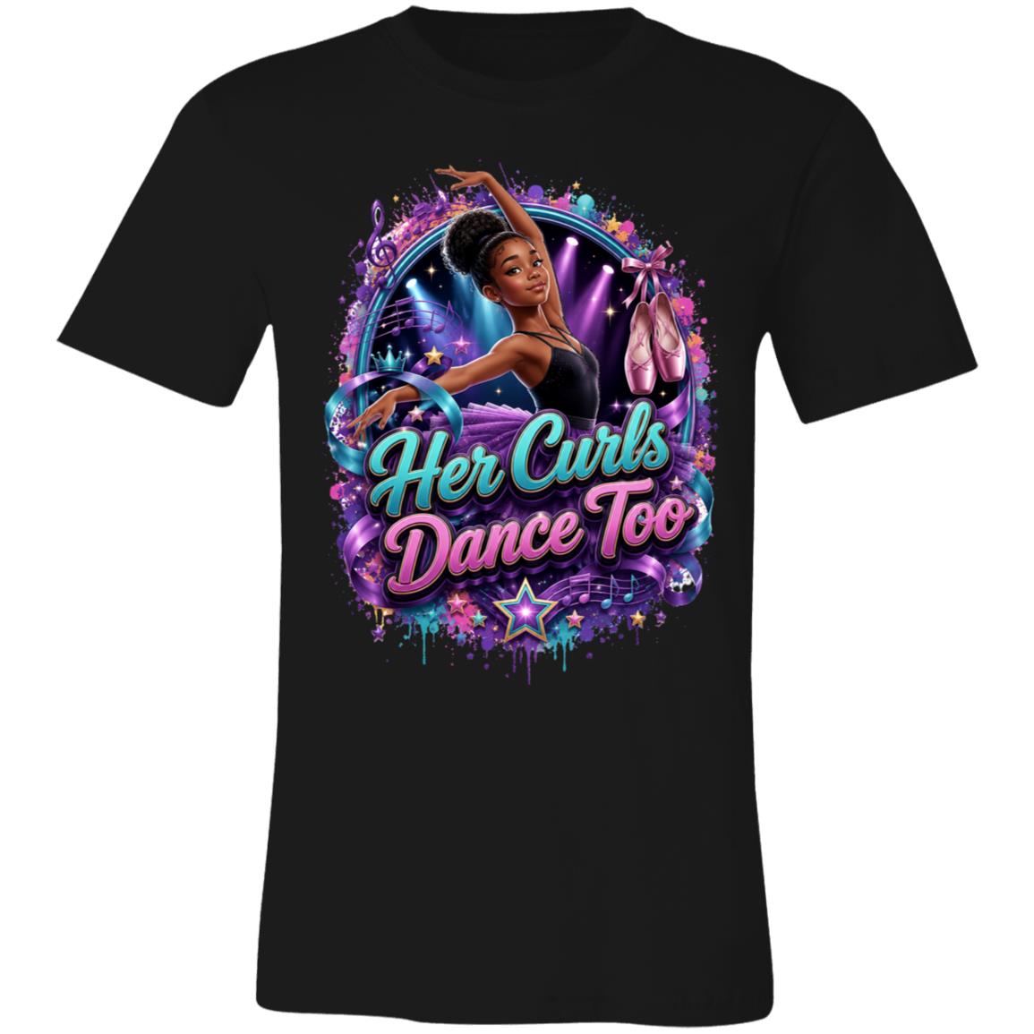 Dancer career tee for girls Ages 13-16 with natural hair pride by Riley's Way