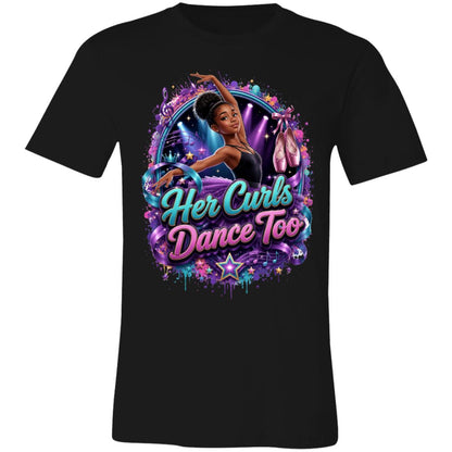Dancer career tee for girls Ages 13-16 with natural hair pride by Riley's Way