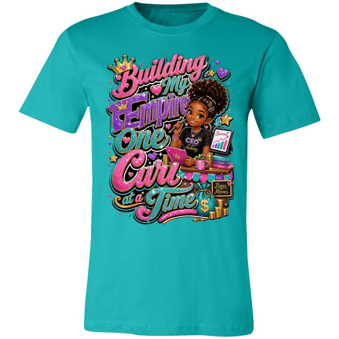 Entrepreneur career tee for girls Ages 13-16 with natural hair pride by Riley's Way