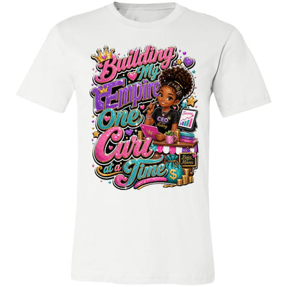 Entrepreneur career tee for girls Ages 13-16 with natural hair pride by Riley's Way