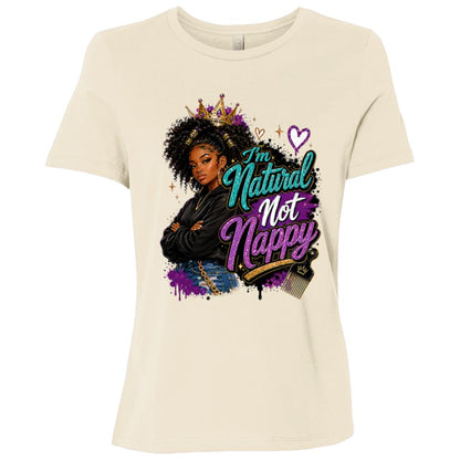 Natural Not Nappy Riley's Way natural hair tee artwork