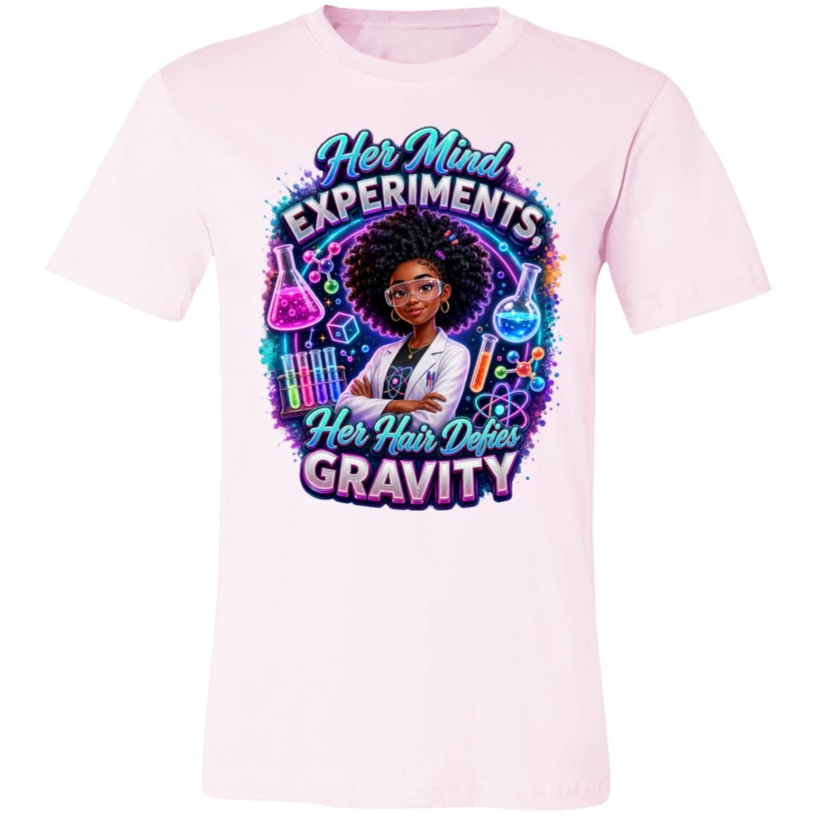 Chemist career tee for girls Ages 13-16 with natural hair pride by Riley's Way