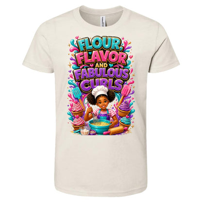 Chef career tee for girls Ages 10-12 with natural hair pride by Riley's Way