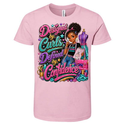 Fashion Designer career tee for girls Ages 10-12 with natural hair pride by Riley's Way