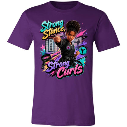 Karate career tee for girls Ages 13-16 with natural hair pride by Riley's Way