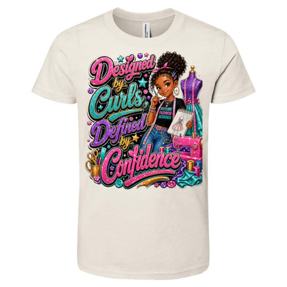 Fashion Designer career tee for girls Ages 10-12 with natural hair pride by Riley's Way