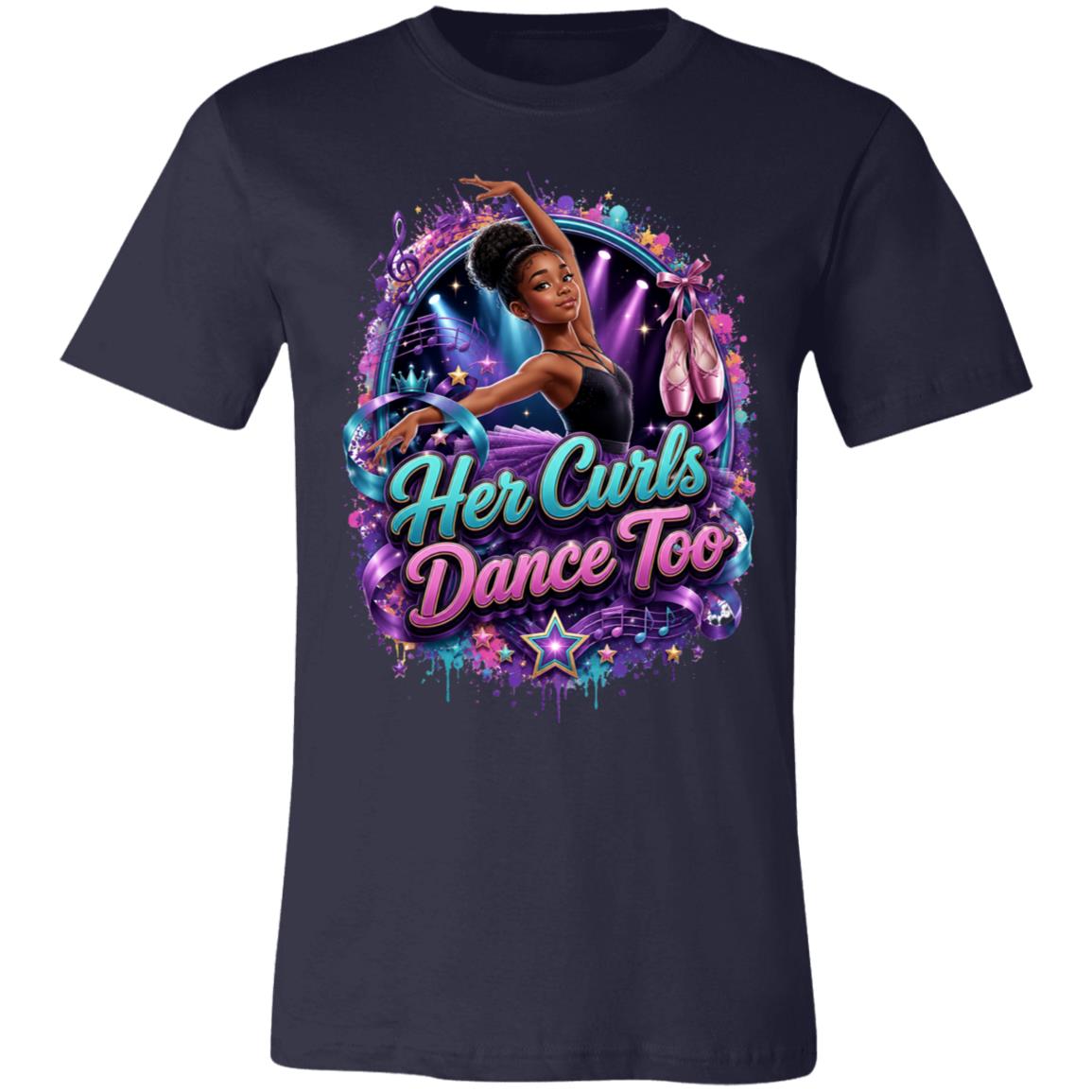Dancer career tee for girls Ages 13-16 with natural hair pride by Riley's Way