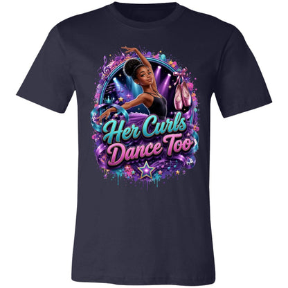 Dancer career tee for girls Ages 13-16 with natural hair pride by Riley's Way