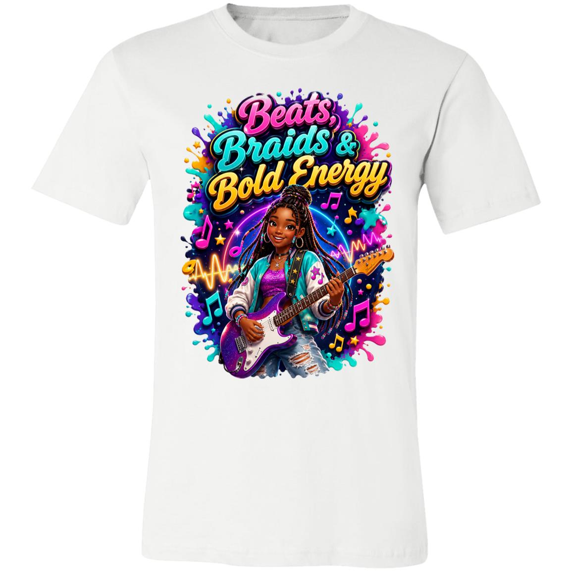 Musician/Singer career tee for girls Ages 13-16 with natural hair pride by Riley's Way