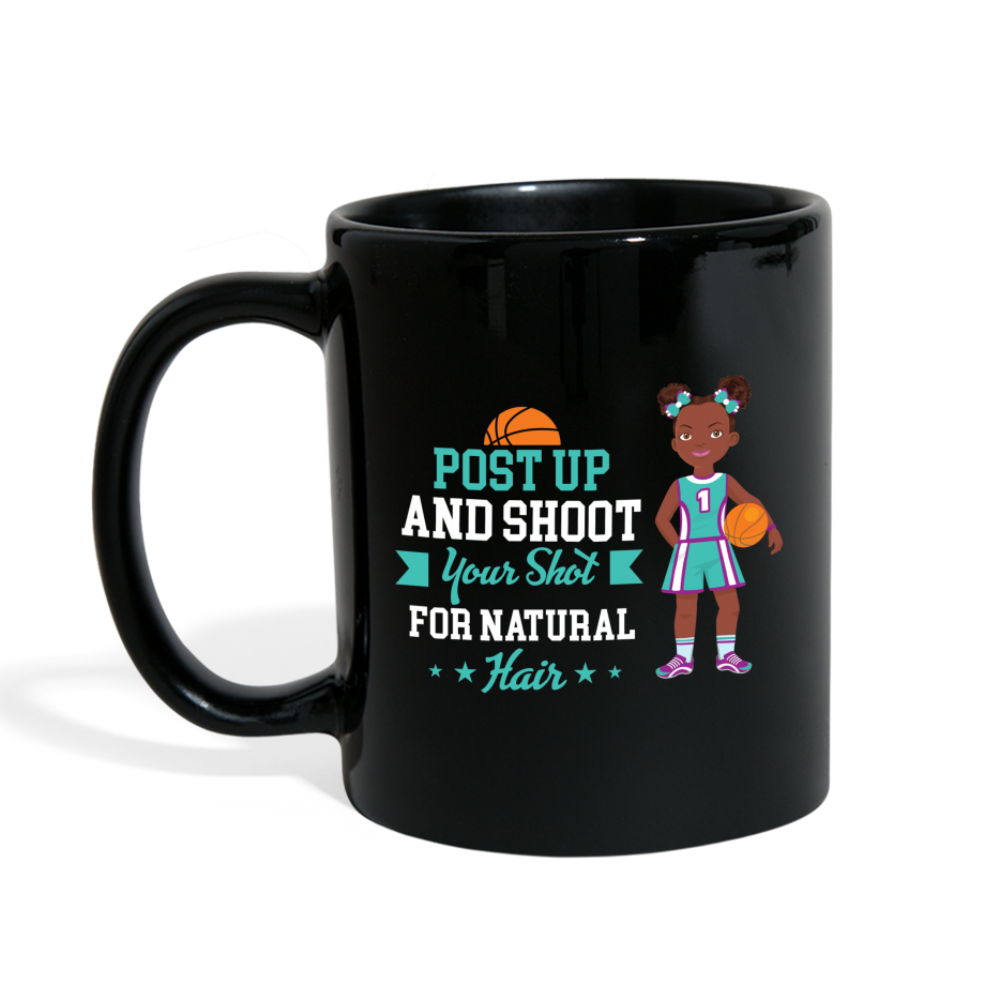 Girls Basketball Full Color Mug - black