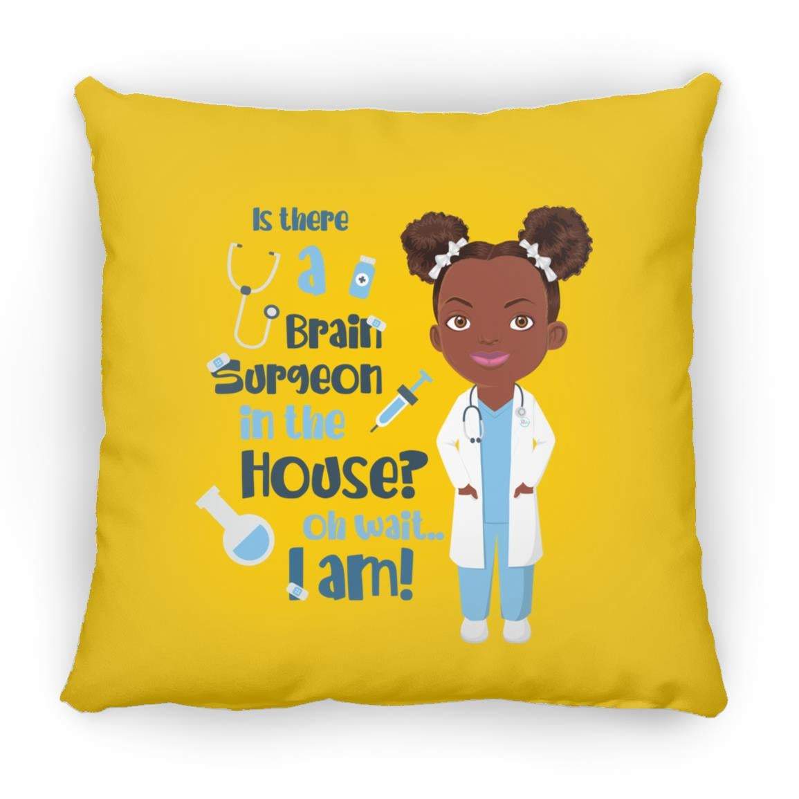 Surgeon Square Pillow 16x16-CustomCat-Pillows