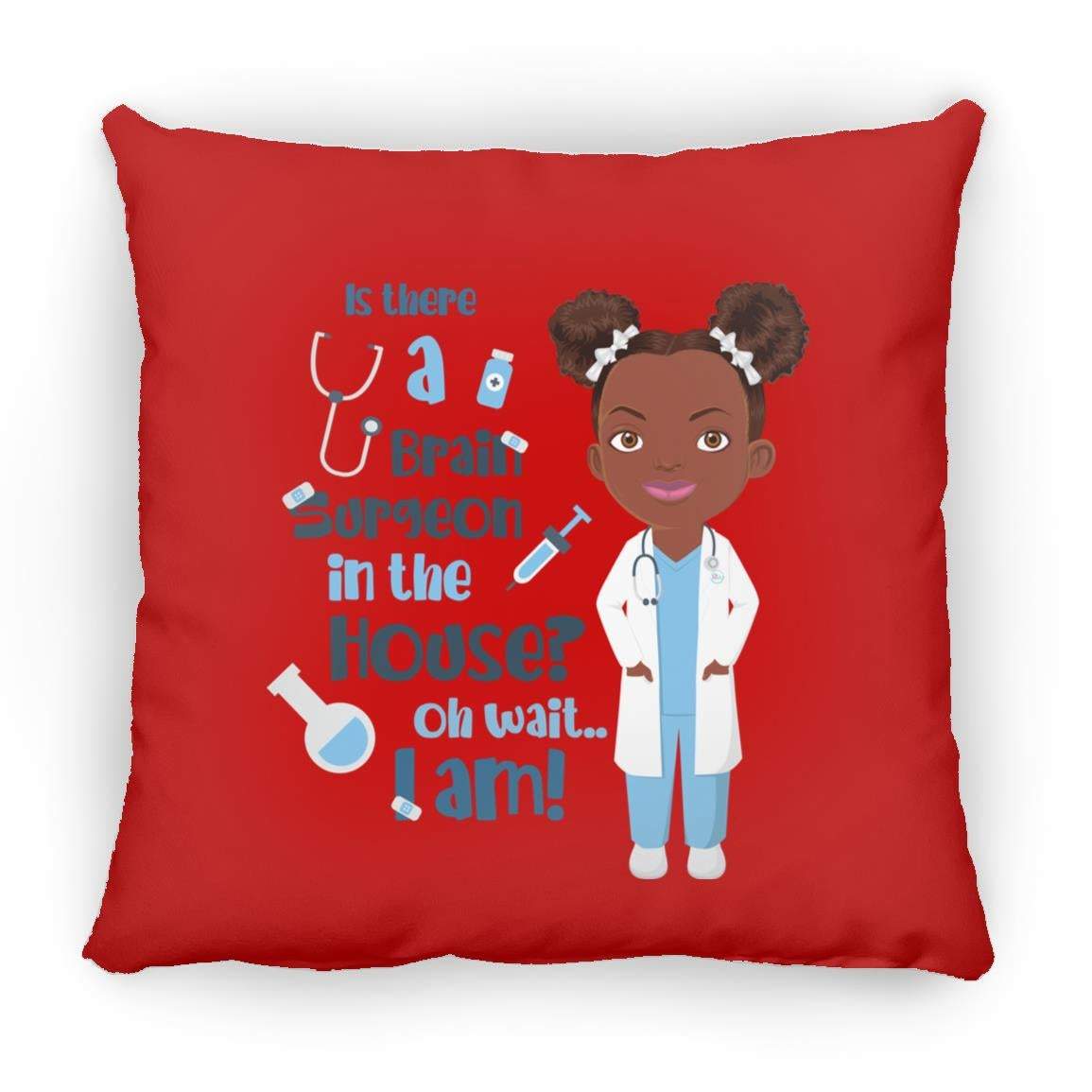 Surgeon Square Pillow 16x16-CustomCat-Pillows