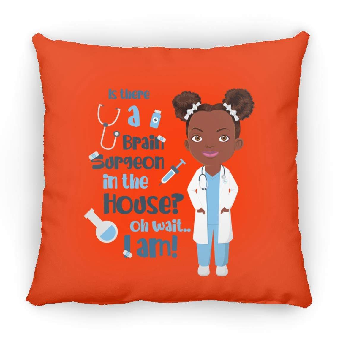 Surgeon Square Pillow 16x16-CustomCat-Pillows