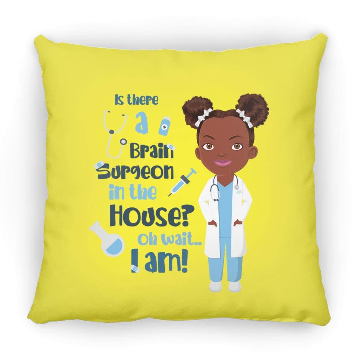 Surgeon Square Pillow 16x16-CustomCat-Pillows