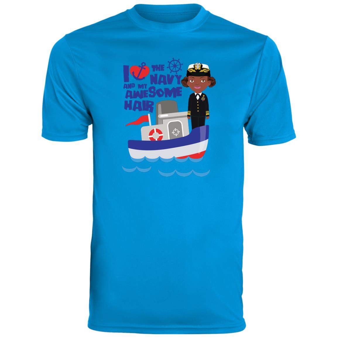 Navy Youth Moisture-Wicking Tee-Activewear,Featured Products,Short Sleeve,T-Shirts,Youth