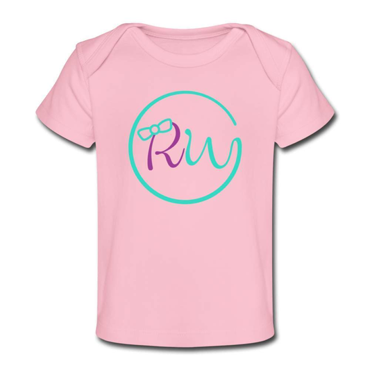 Signature Logo Organic Baby T-Shirt-Riley's Way-Girls Clothes,infant,Infants,Shop,T-shirts