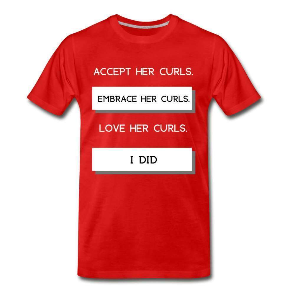 Accept Her Curls Men's T-Shirt-Riley's Way-Men,Men's T shirts,Shop,T-Shirts