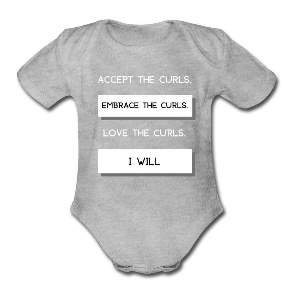 Accept the Curls organic Onesie-Riley's Way-Baby Bodysuits,infant,Infants,Shop