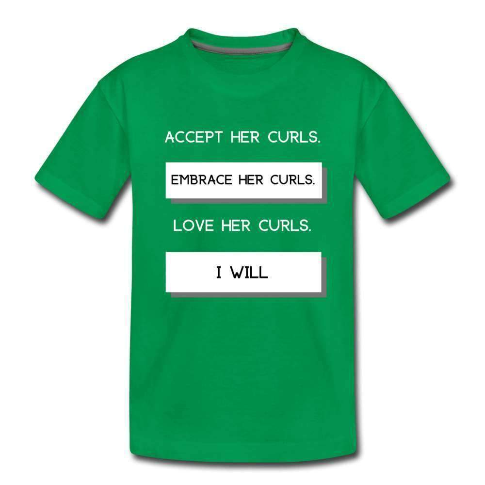 Accept Her Curls Toddler Boys T-Shirt-Riley's Way-Shop,T-Shirts
