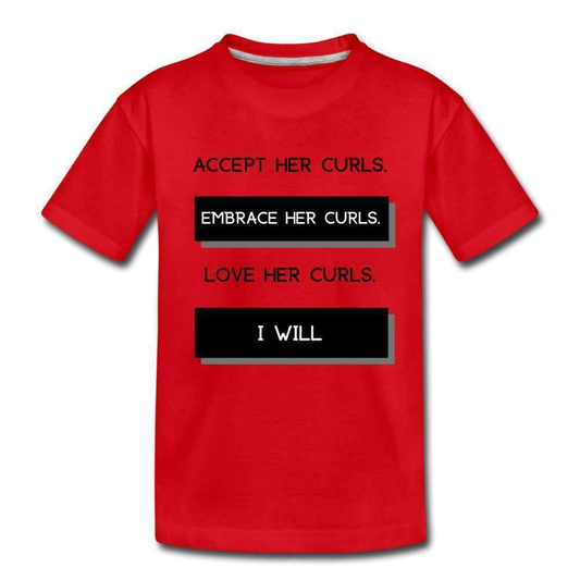 Accept Her Curls Toddler Boys T-Shirt-Riley's Way-Baby & Toddler Shirts,Shop,T-Shirts