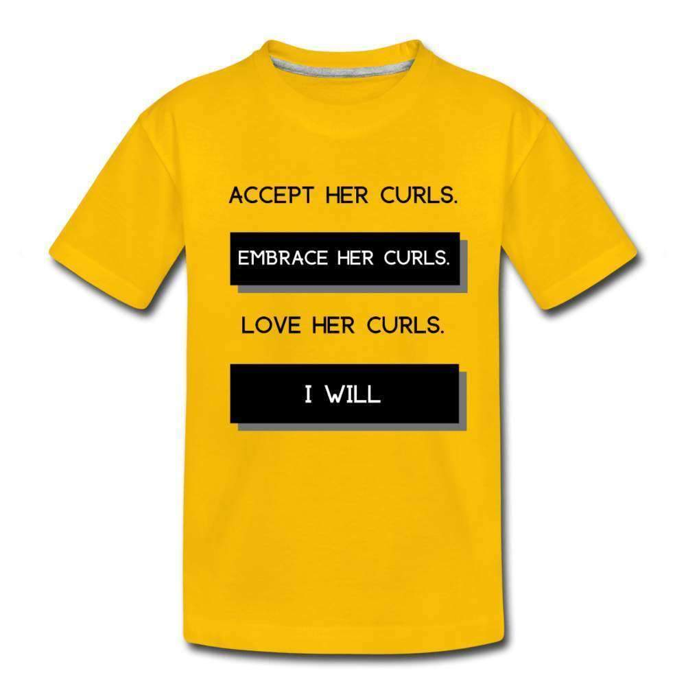 Accept Her Curls Toddler Boys T-Shirt-Riley's Way-Baby & Toddler Shirts,Shop,T-Shirts