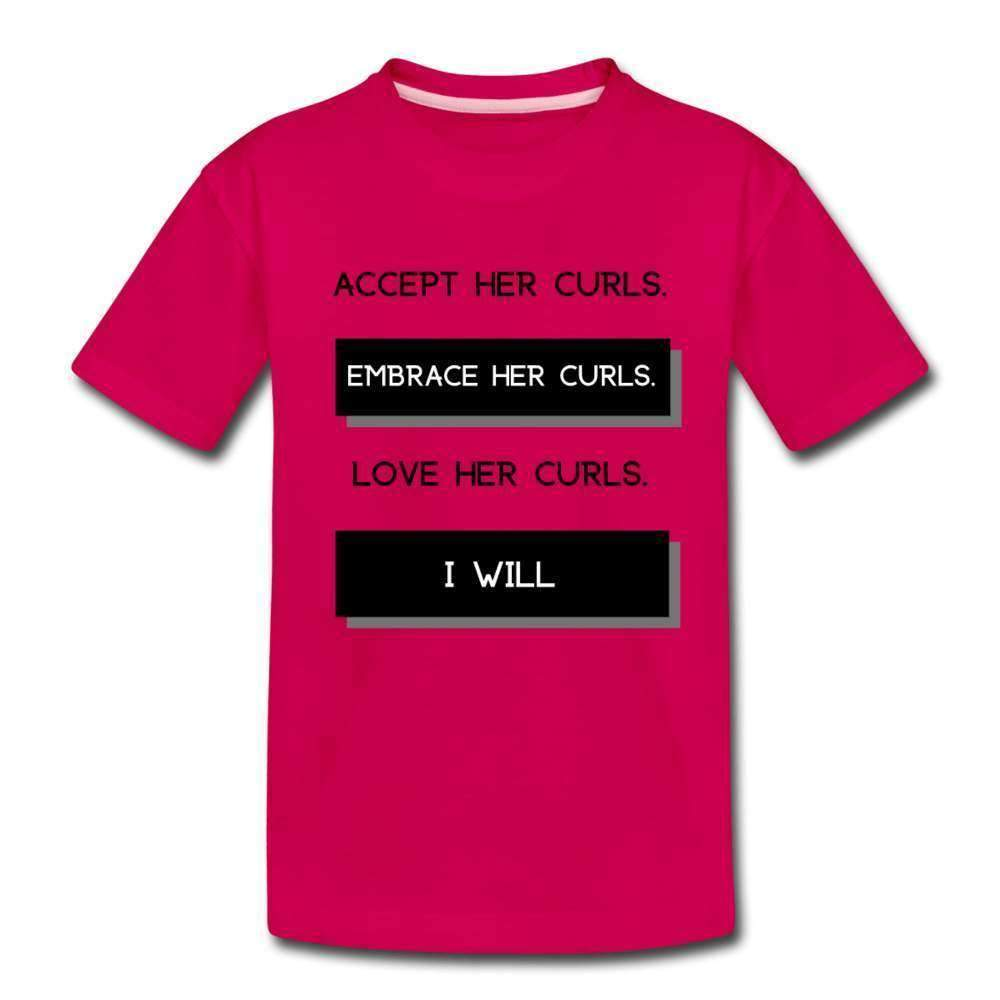 Accept Her Curls Toddler Boys T-Shirt-Riley's Way-Baby & Toddler Shirts,Shop,T-Shirts