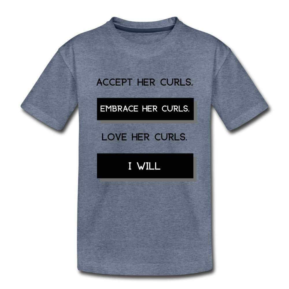 Accept Her Curls Toddler Boys T-Shirt-Riley's Way-Baby & Toddler Shirts,Shop,T-Shirts