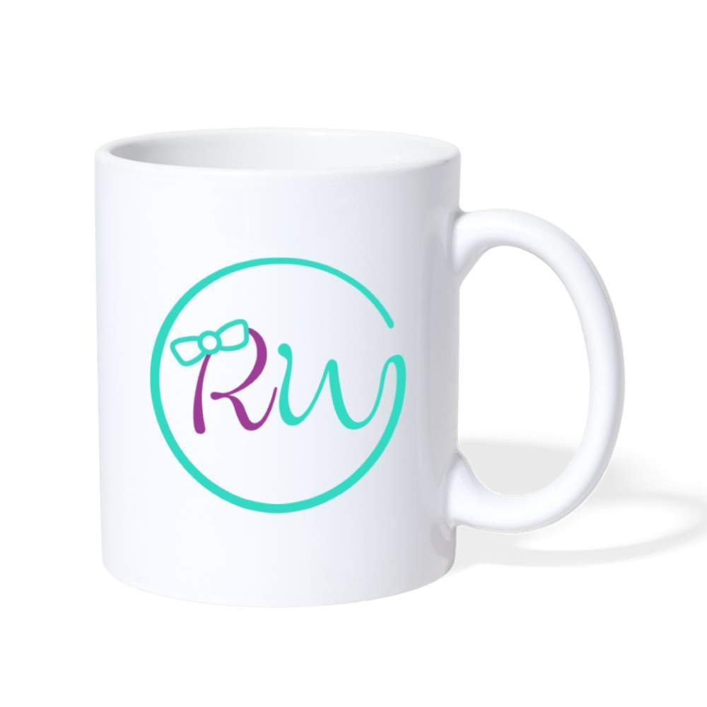 White Signature Logo Mug-Riley's Way-Accessories,Mugs,Shop