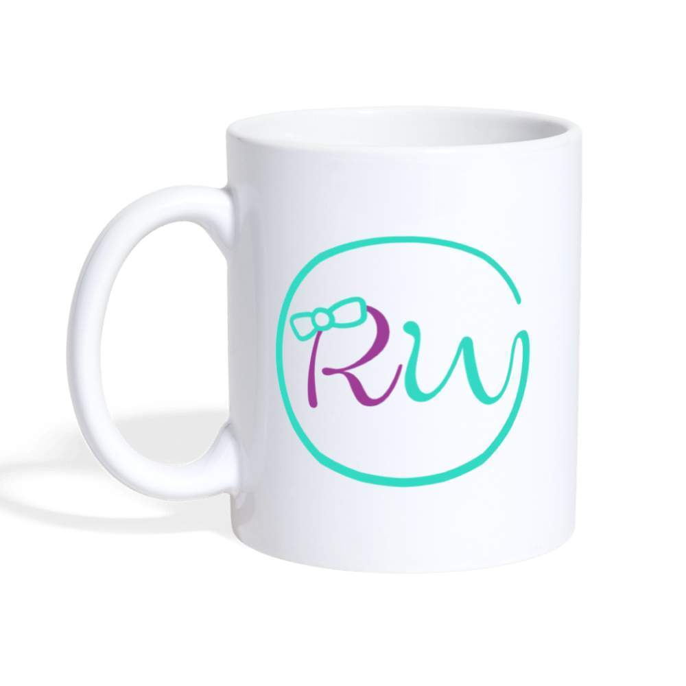 White Signature Logo Mug-Riley's Way-Accessories,Mugs,Shop