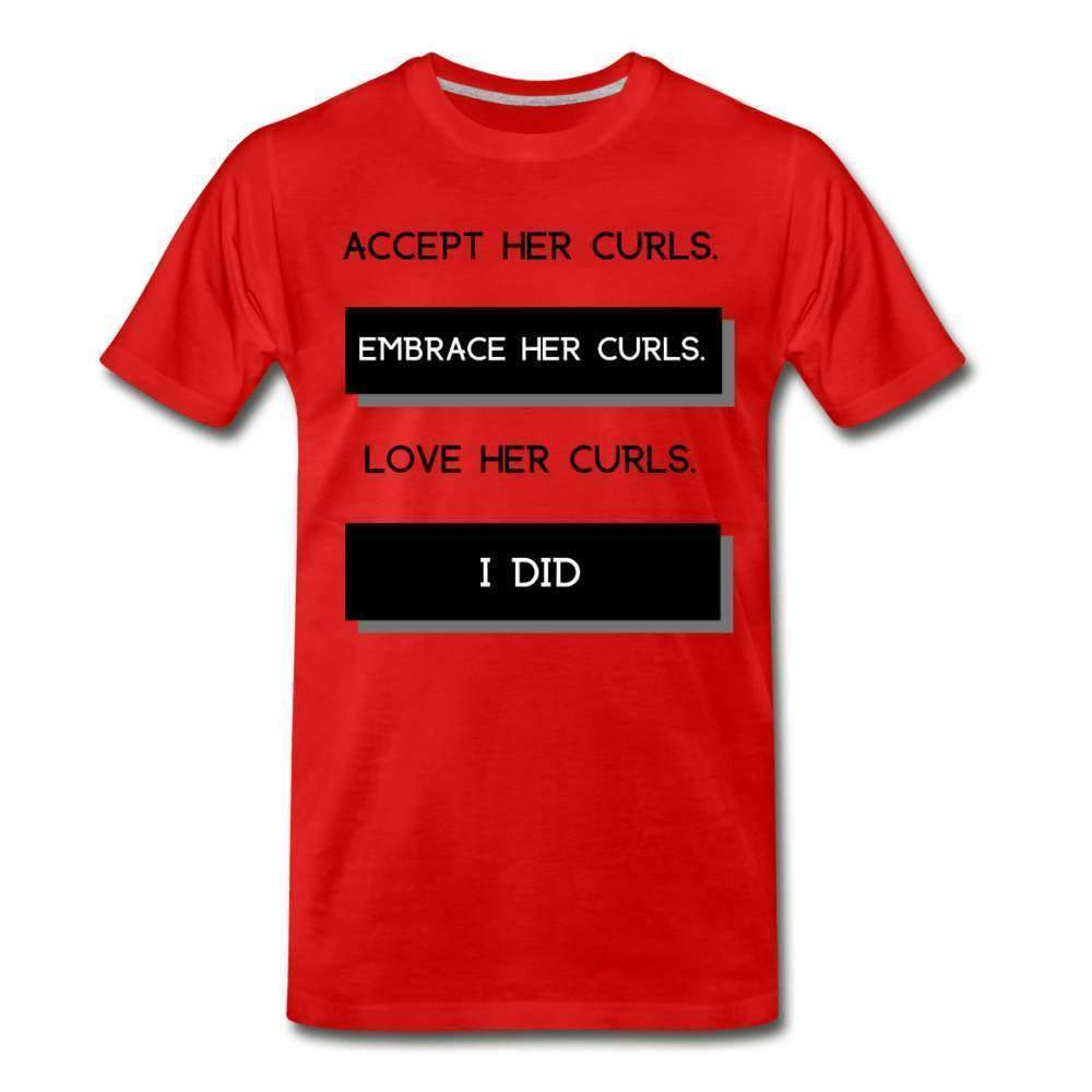 Embrace Her Curls Men's T-Shirt-Riley's Way-Men,Men T shirts,Men's T shirts,Shop,SPOD,T-Shirts