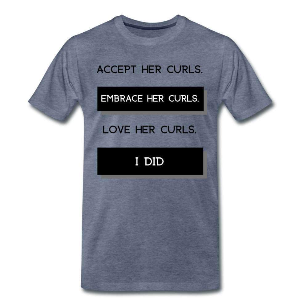 Embrace Her Curls Men's T-Shirt-Riley's Way-Men,Men T shirts,Men's T shirts,Shop,SPOD,T-Shirts