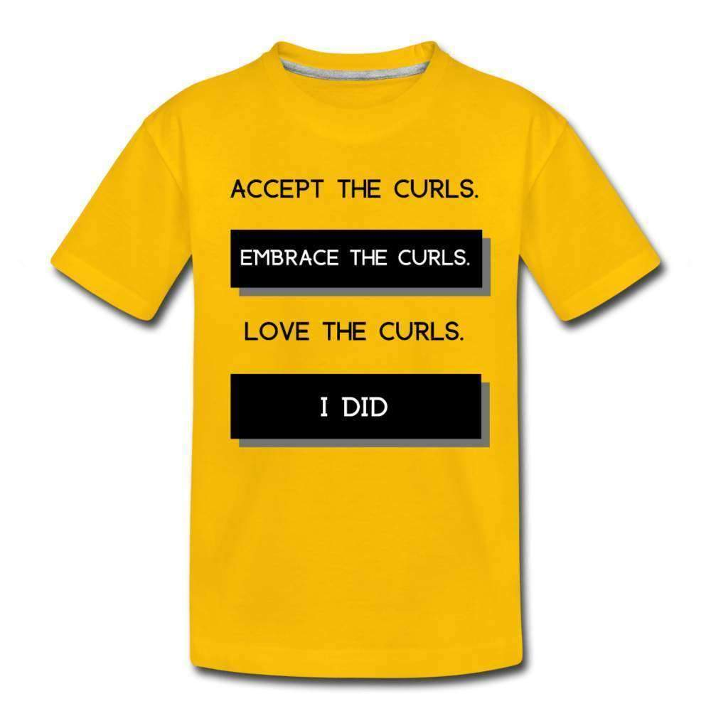 Accept The Girls Youth T-Shirt (White Print)-Riley's Way-Girls Clothes,Girls T-shirts,Shop,T-Shirts,youth apparel