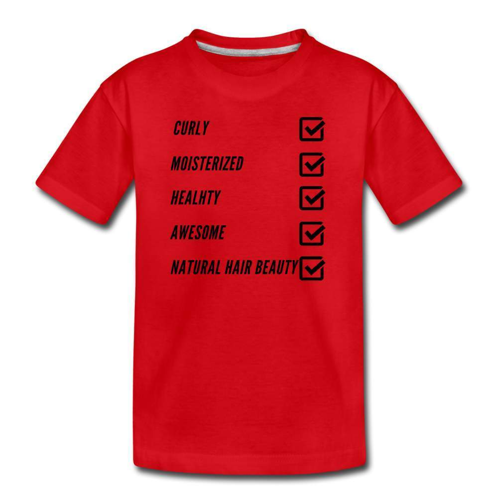 Natural Hair Checklist Youth T-Shirt-Riley's Way-Girls Clothes,Girls T-shirts,Shop,SPOD,T-Shirts,youth apparel