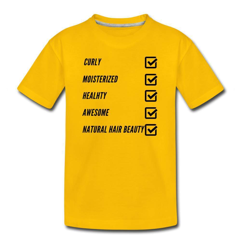 Natural Hair Checklist Youth T-Shirt-Riley's Way-Girls Clothes,Girls T-shirts,Shop,SPOD,T-Shirts,youth apparel