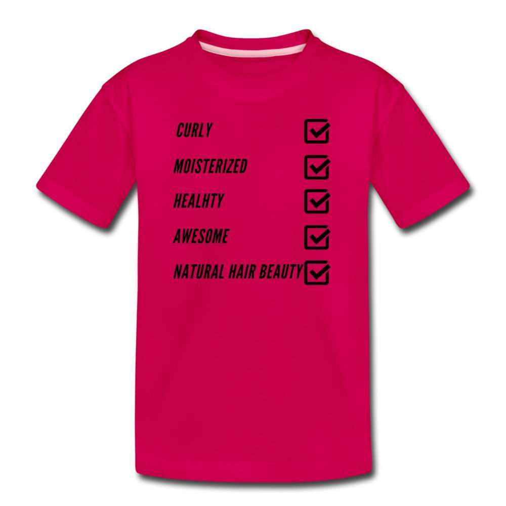 Natural Hair Checklist Youth T-Shirt-Riley's Way-Girls Clothes,Girls T-shirts,Shop,SPOD,T-Shirts,youth apparel